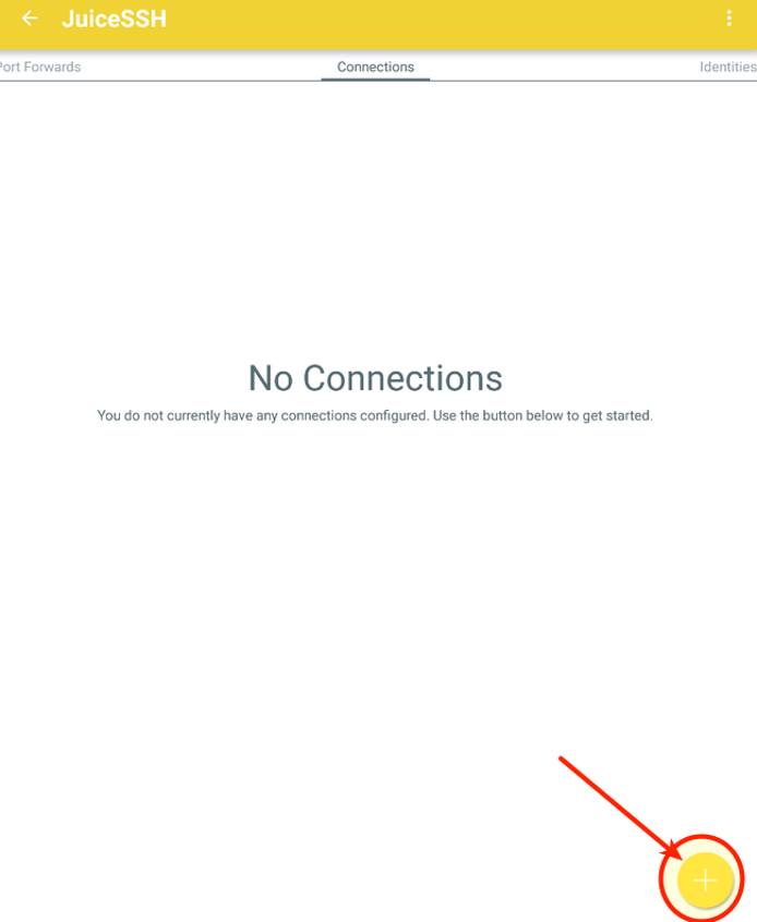 JuiceSSH New Connection JuiceSSH New Connection
