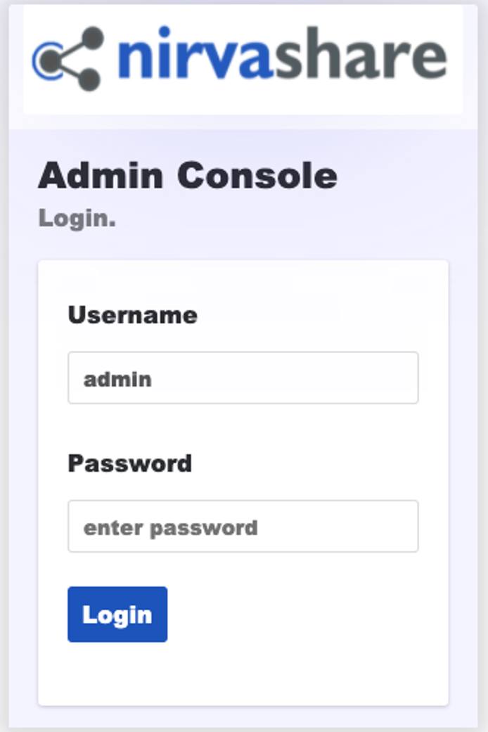 Nirvashare Login.